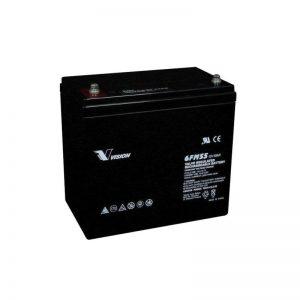 Vision 6FM55E-X Valve Regulated Rechargeable Battery 55Ah- 12V | saimea.com